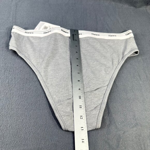 Hanes Originals Women's Size XXL Panty High Leg Heather Gray New With Tags - Picture 8 of 8